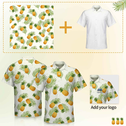 Custom Dye Sublimation Hawaiian Shirt-Stretch Poly