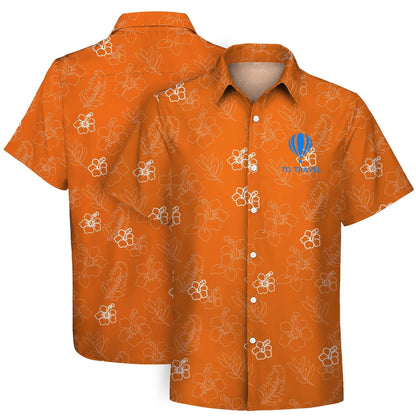 Custom Dye Sublimation Hawaiian Shirt-Stretch Poly