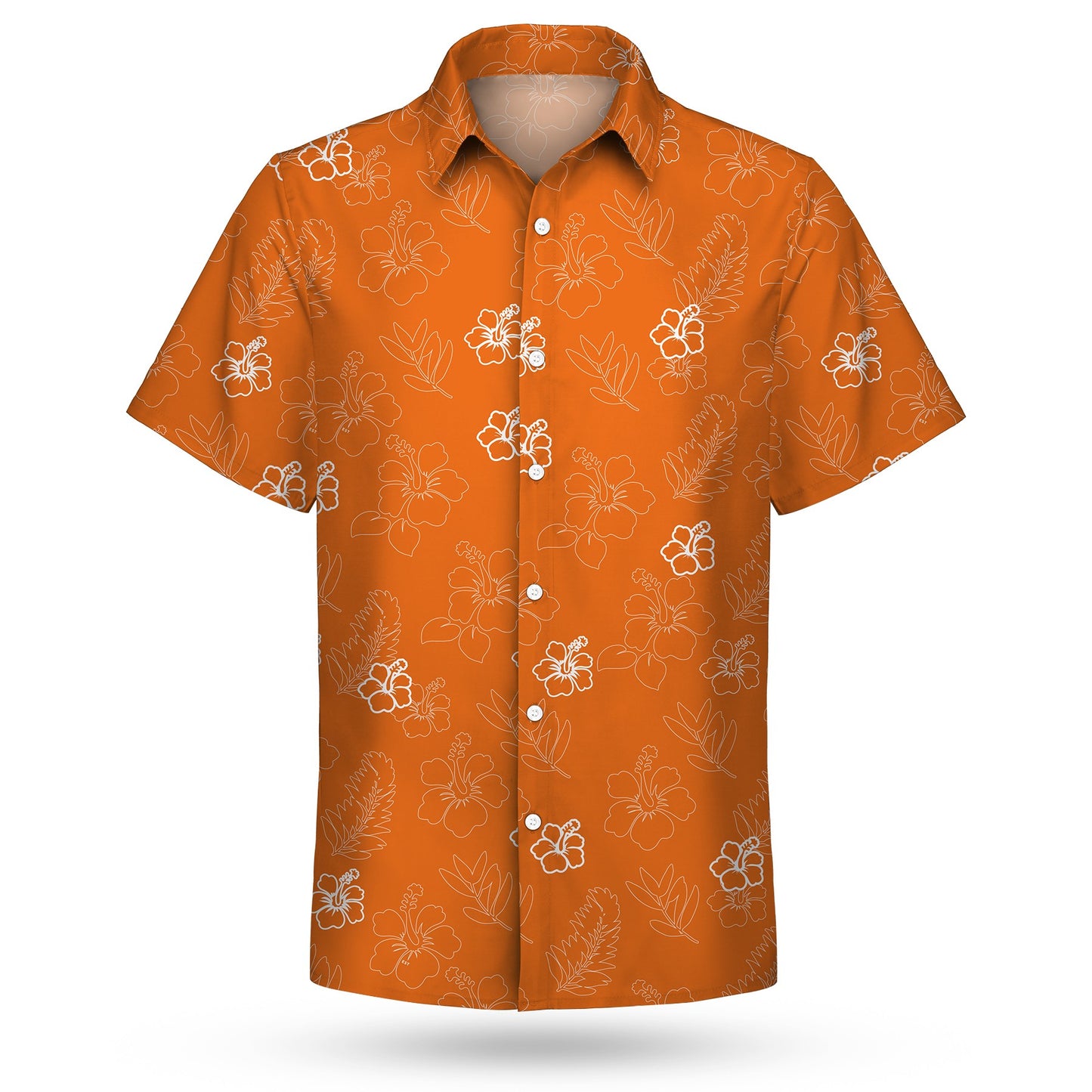 Custom Dye Sublimation Hawaiian Shirt-Stretch Poly