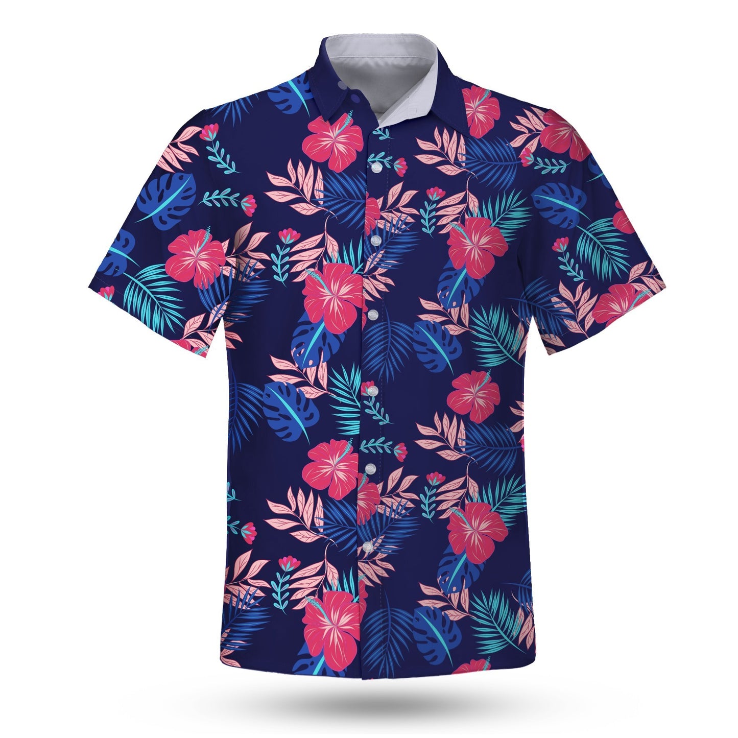 Custom Dye Sublimation Hawaiian Shirt-Stretch Poly