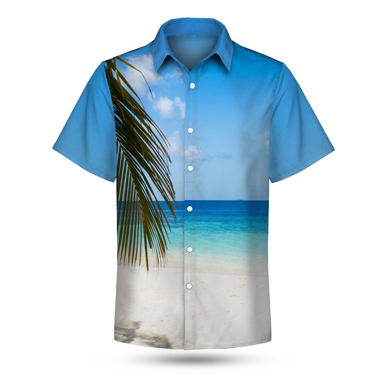 Custom Dye Sublimation Hawaiian Shirt-Stretch Poly