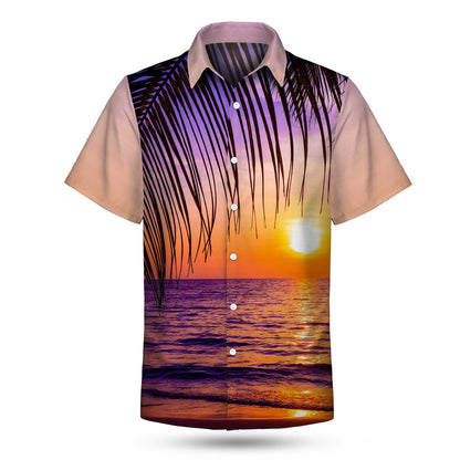 Custom Dye Sublimation Hawaiian Shirt-Stretch Poly