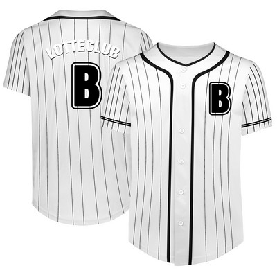 Custom Full-Button Baseball Jersey (Full Color Dye Sublimated)