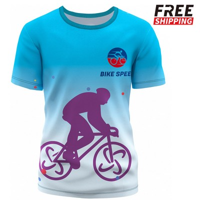 Unisex Custom Full Color Dye Sublimation Short Sleeve T-shirt