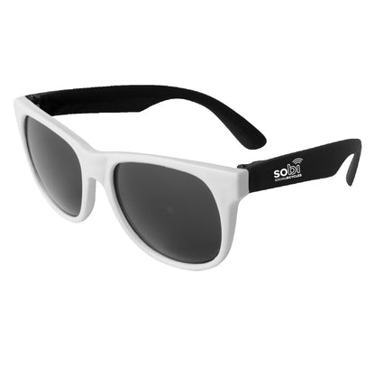 Neon Sunglasses w/White Frame