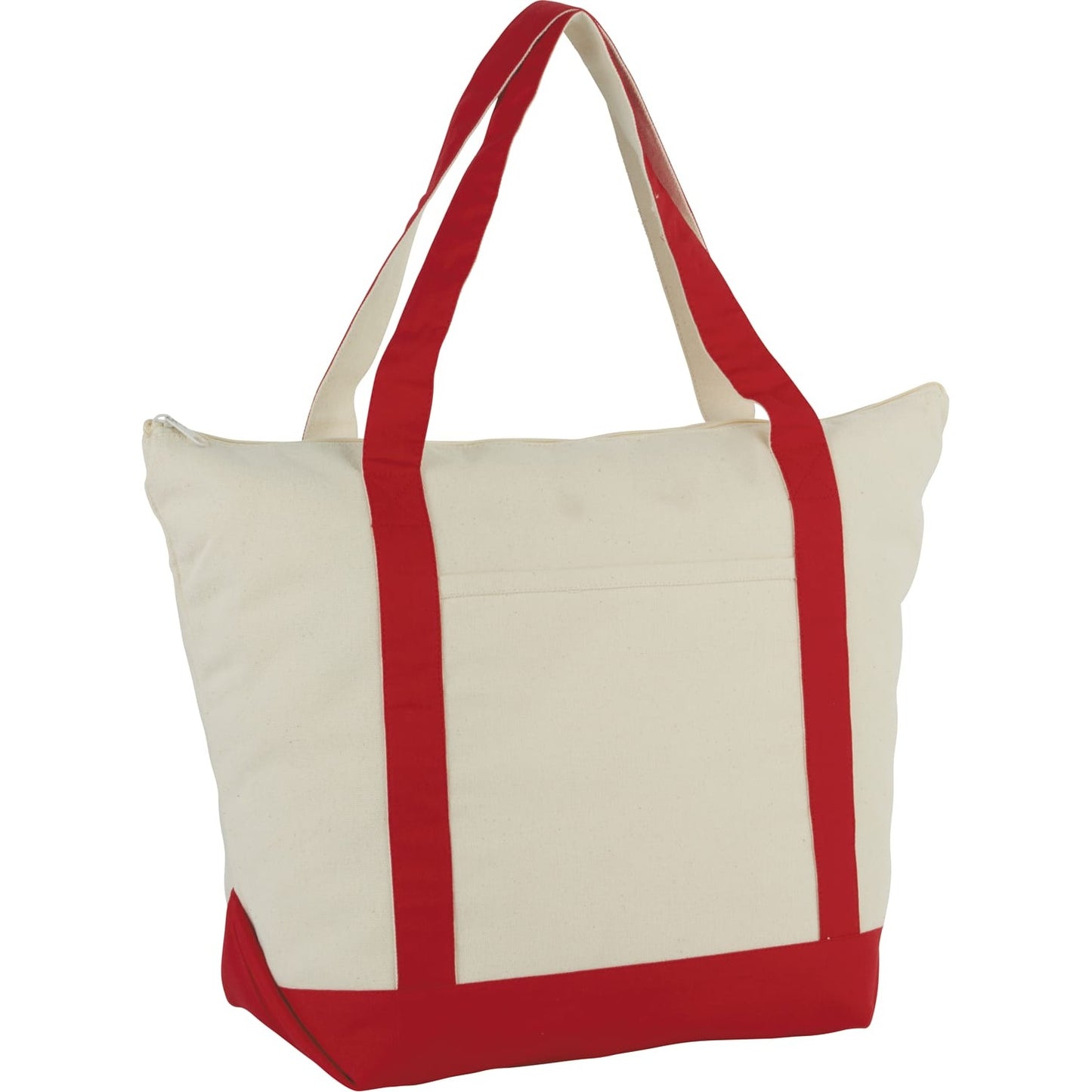 Classic 12oz Cotton Canvas Zippered Boat Tote