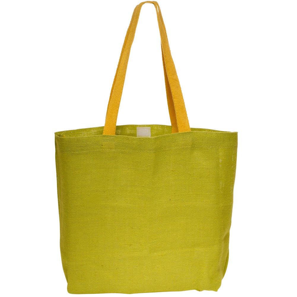 Natural Jute Fiber Carry-On Tote Bags (17"x13")