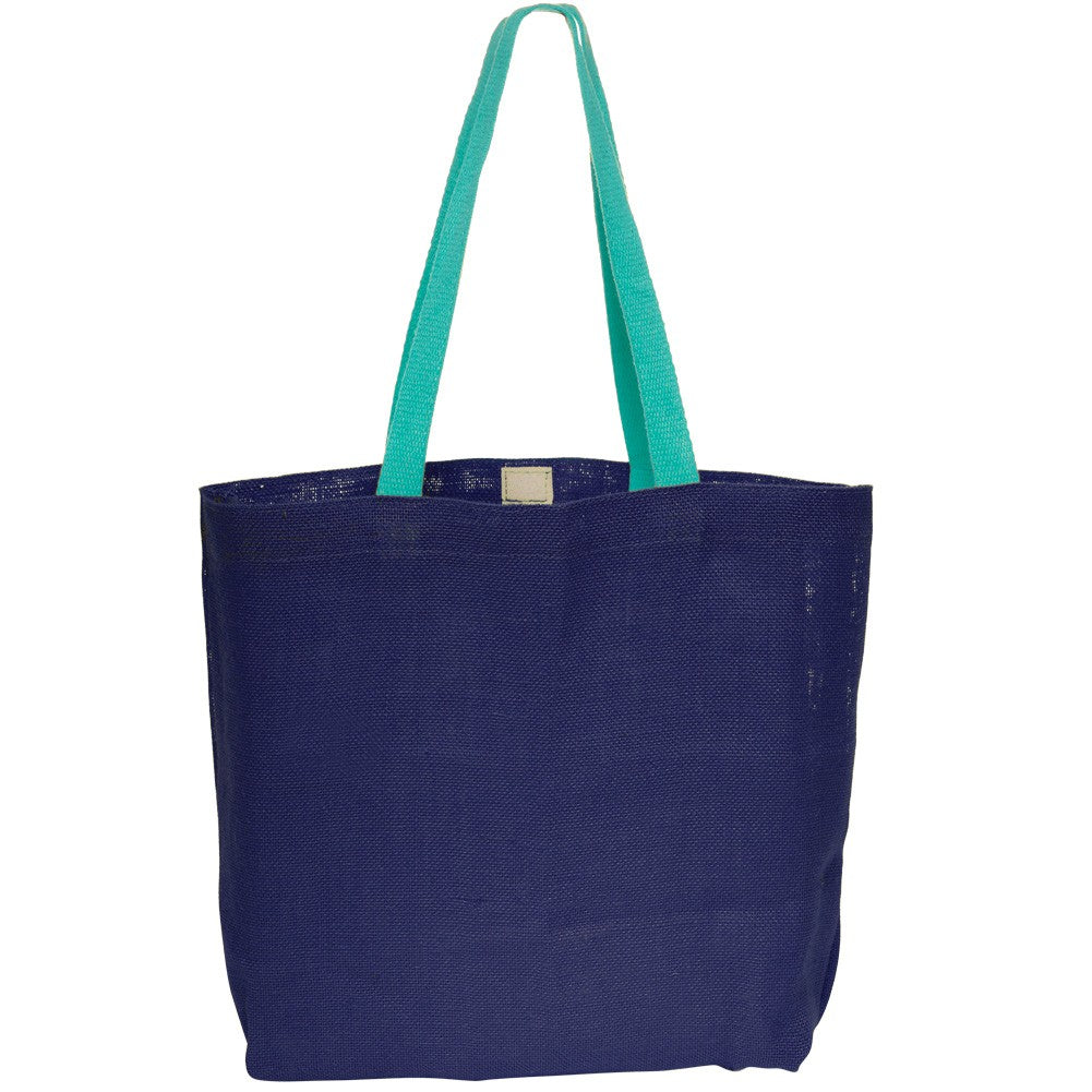 Natural Jute Fiber Carry-On Tote Bags (17"x13")