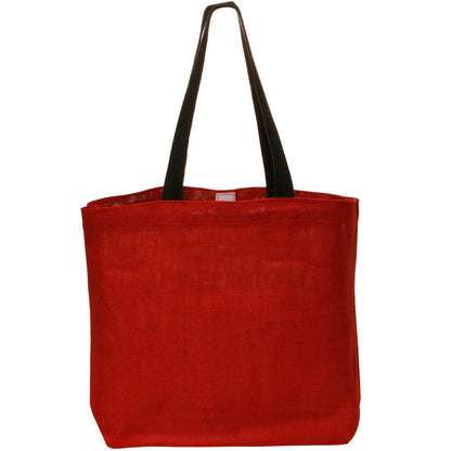 Natural Jute Fiber Carry-On Tote Bags (17"x13")