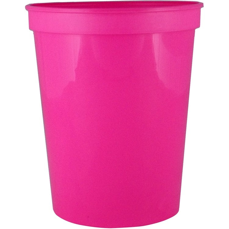 16 oz. Smooth Wall Plastic Stadium Cup