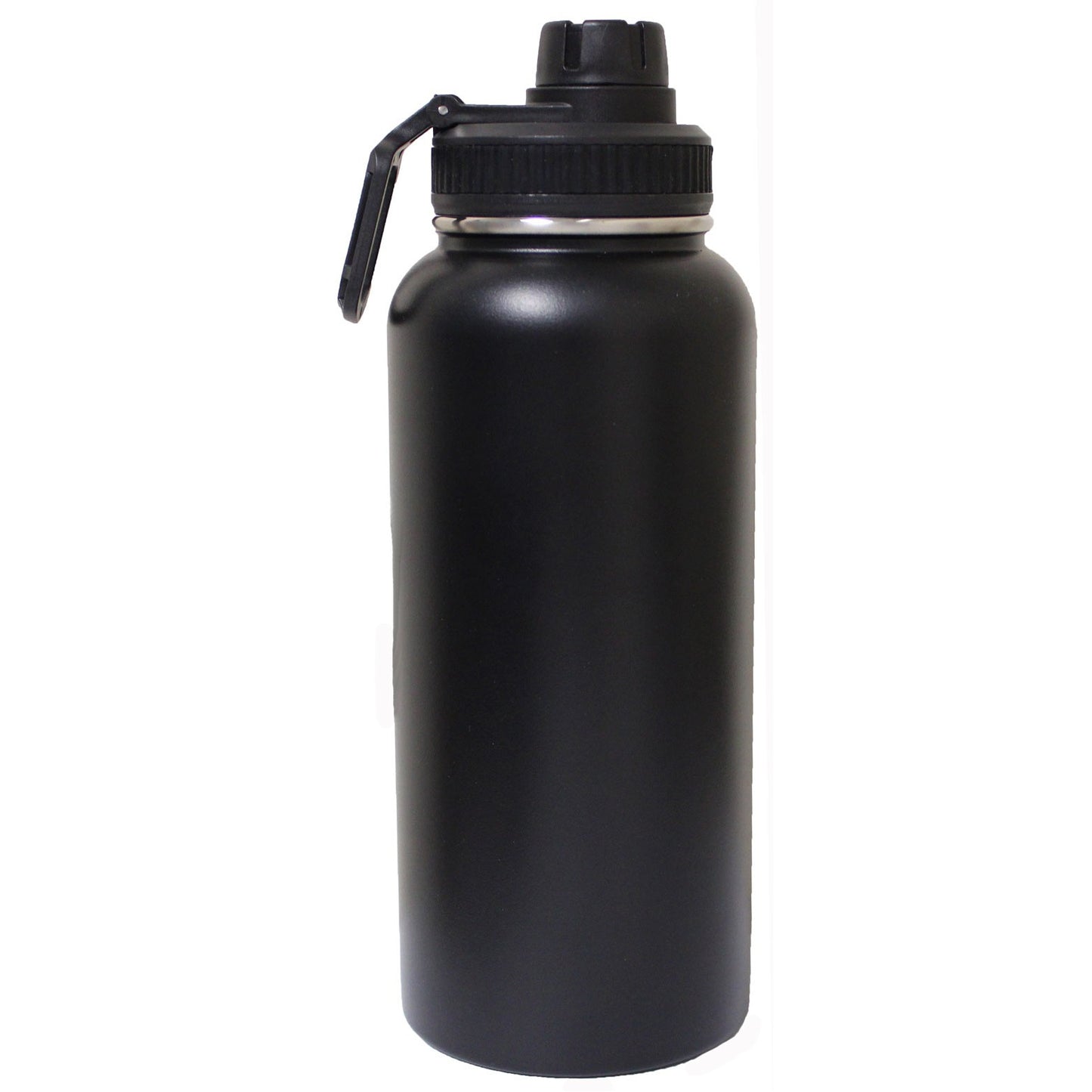 32 Oz. Stainless Steel Vacuum Insulated bottle with twist-on lid and carry loop