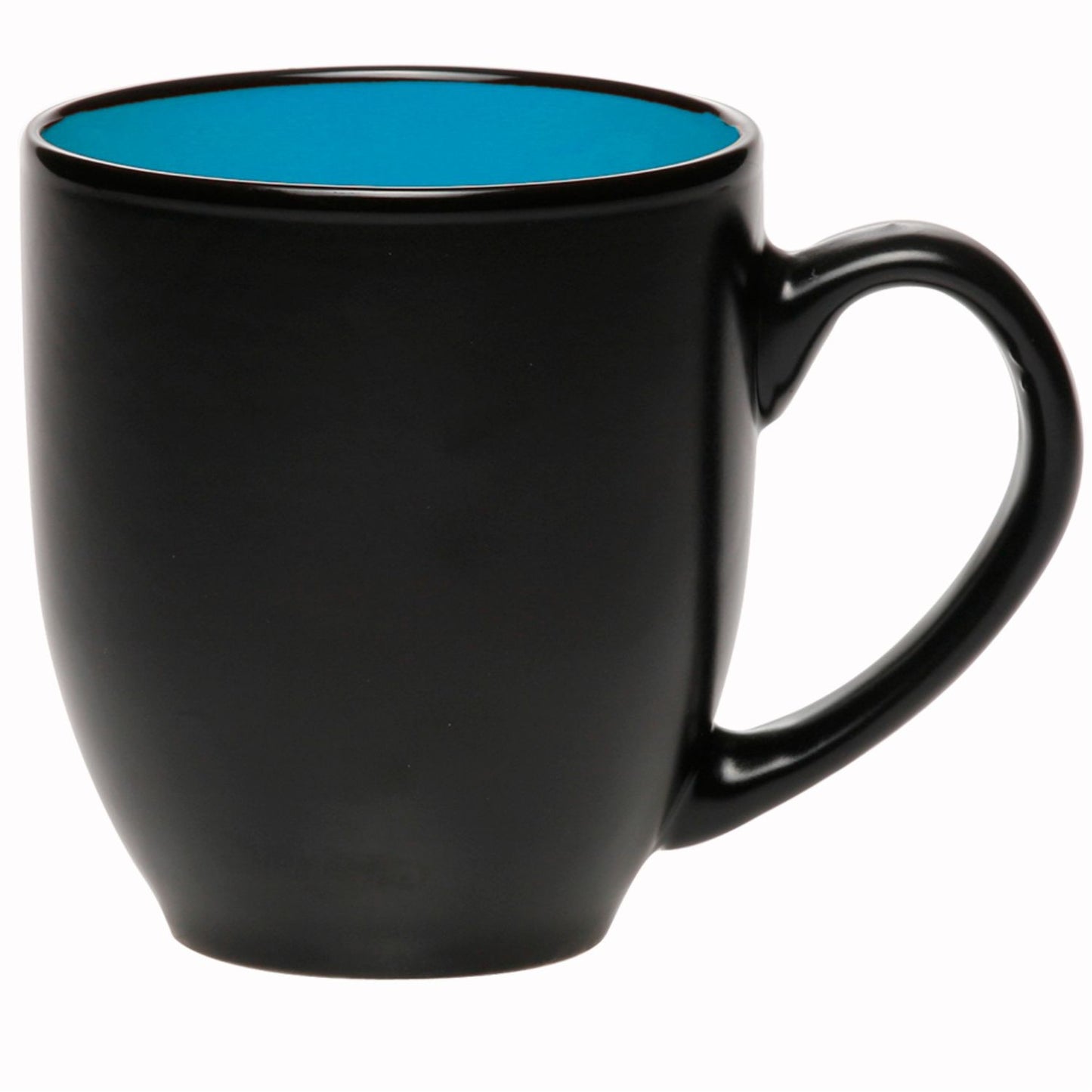 16 oz. Bistro Ceramic Mug - Two-Tone Custom Drinkware