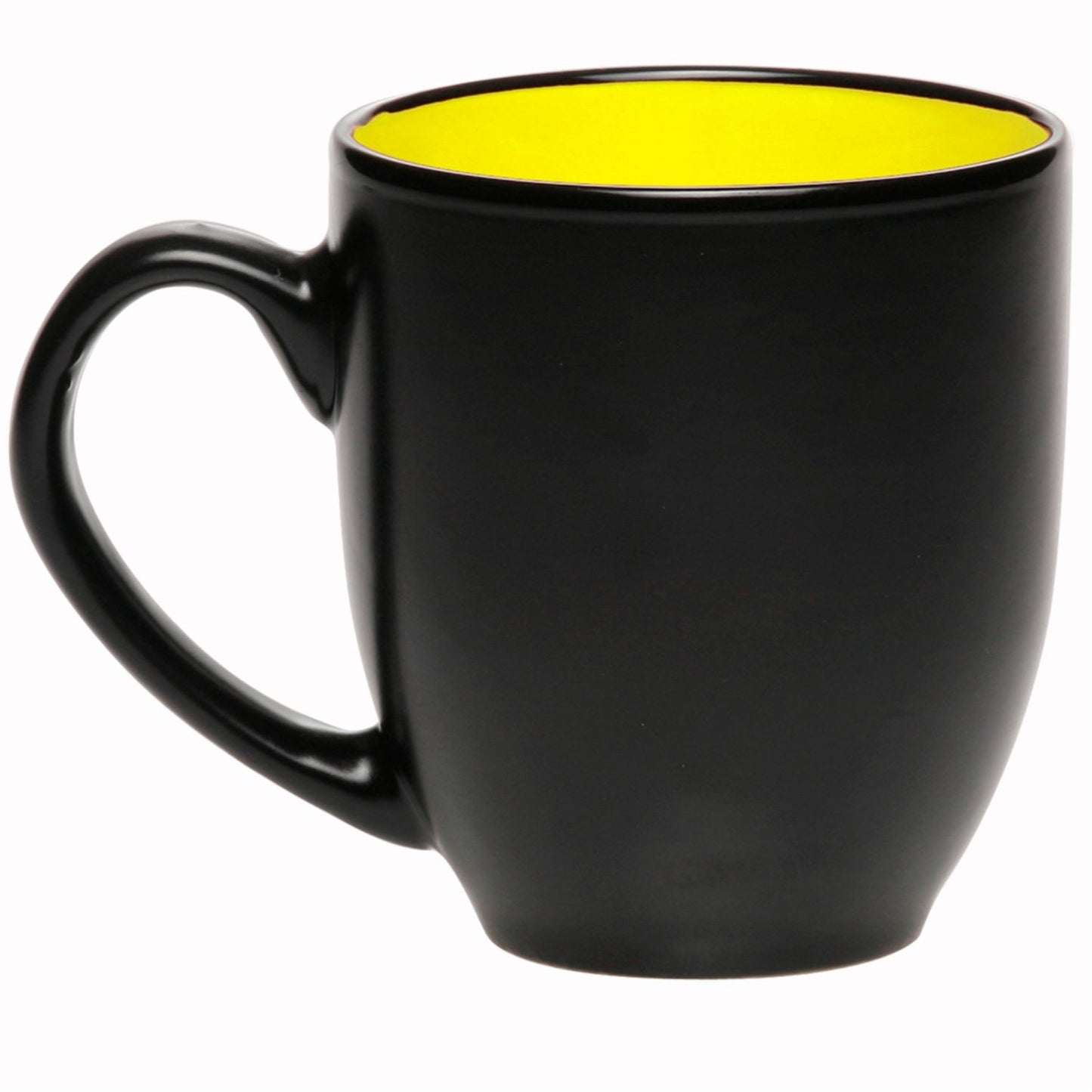 16 oz. Bistro Ceramic Mug - Two-Tone Custom Drinkware