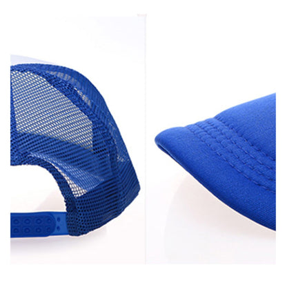 5 Panel Mesh Trucker Caps w/ Foam Crown & Plastic Snapback