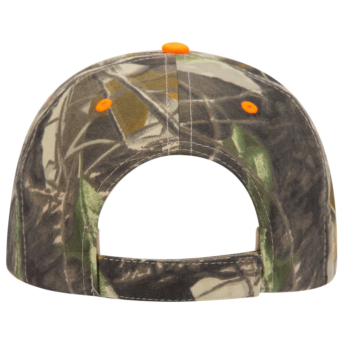 OTTO Camouflage Brushed Cotton Blend Twill Sandwich Visor 6 Panel Low Profile Baseball Cap