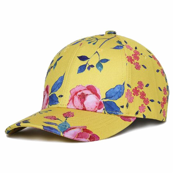 Dye-Sublimated Structured 6 Panel Sports Caps w/ Hook & Loop