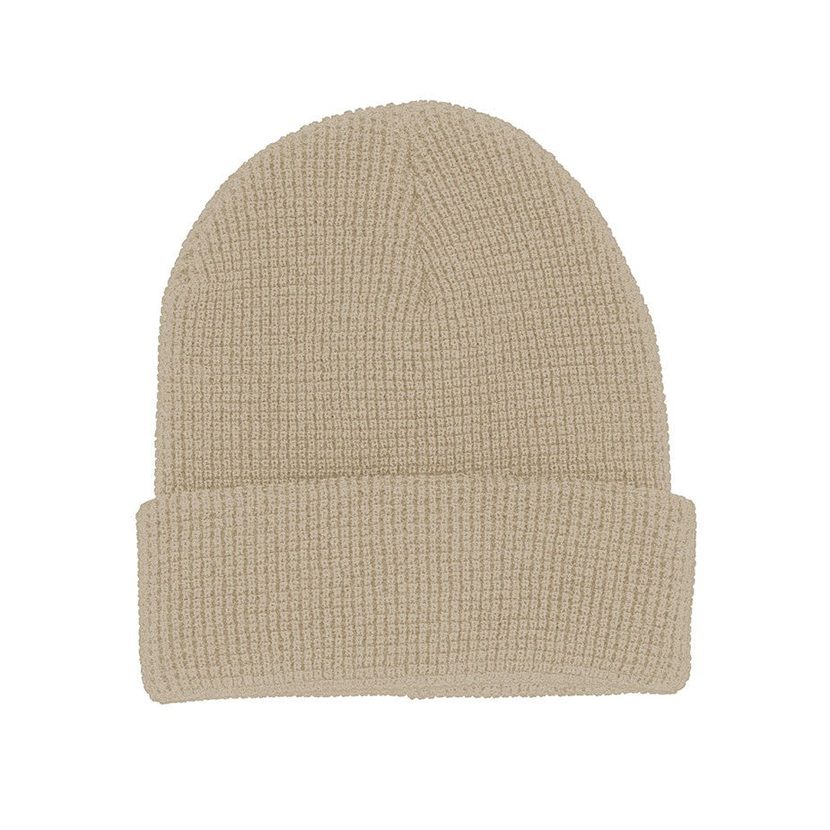 Waffle Knit Cuff Beanie