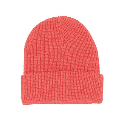 Waffle Knit Cuff Beanie