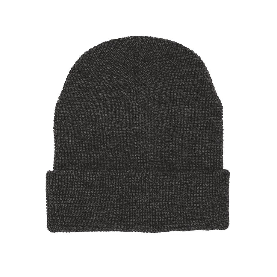 Waffle Knit Cuff Beanie