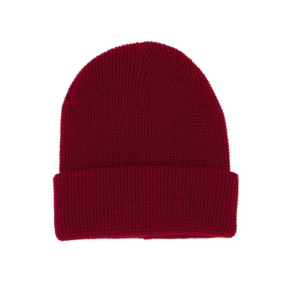 Waffle Knit Cuff Beanie