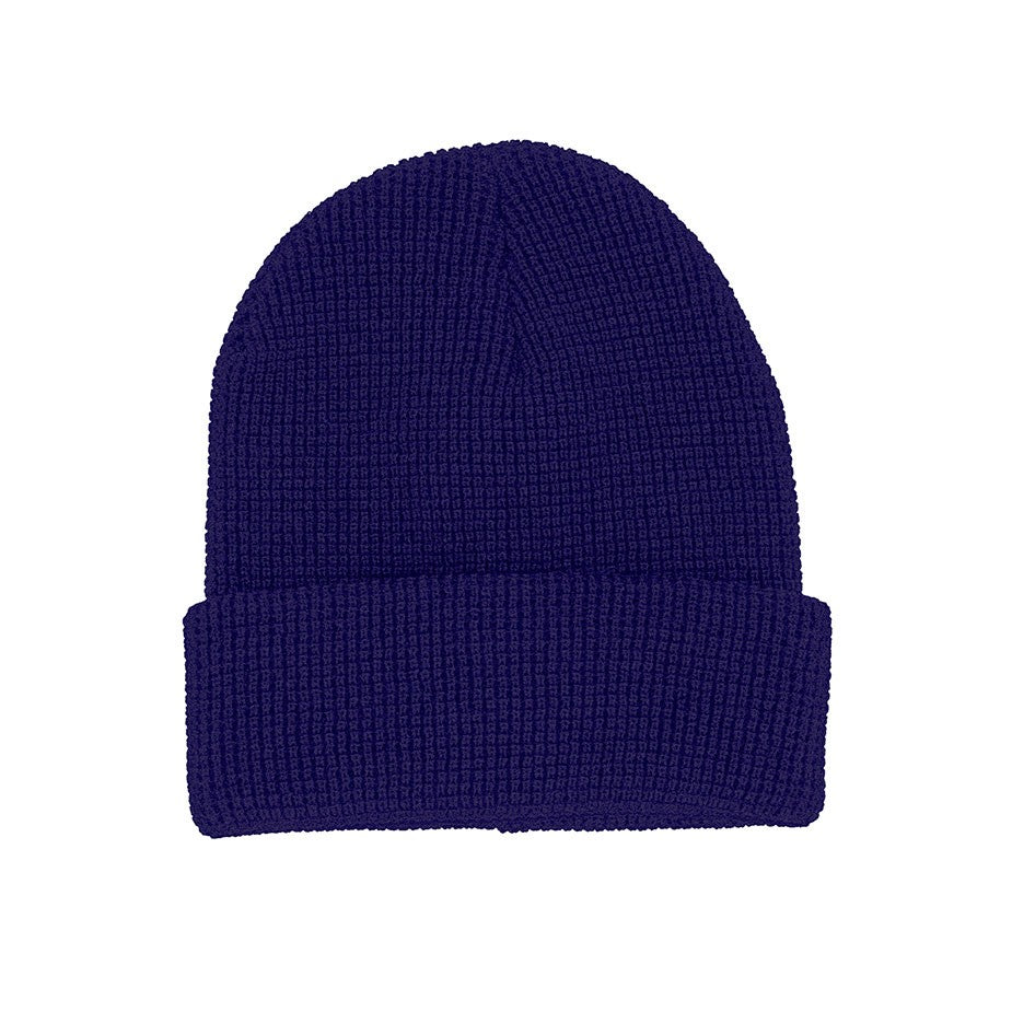 Waffle Knit Cuff Beanie