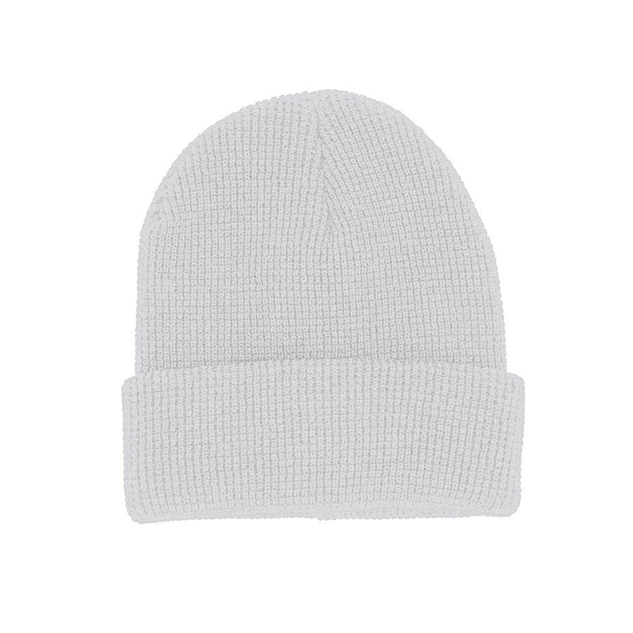 Waffle Knit Cuff Beanie