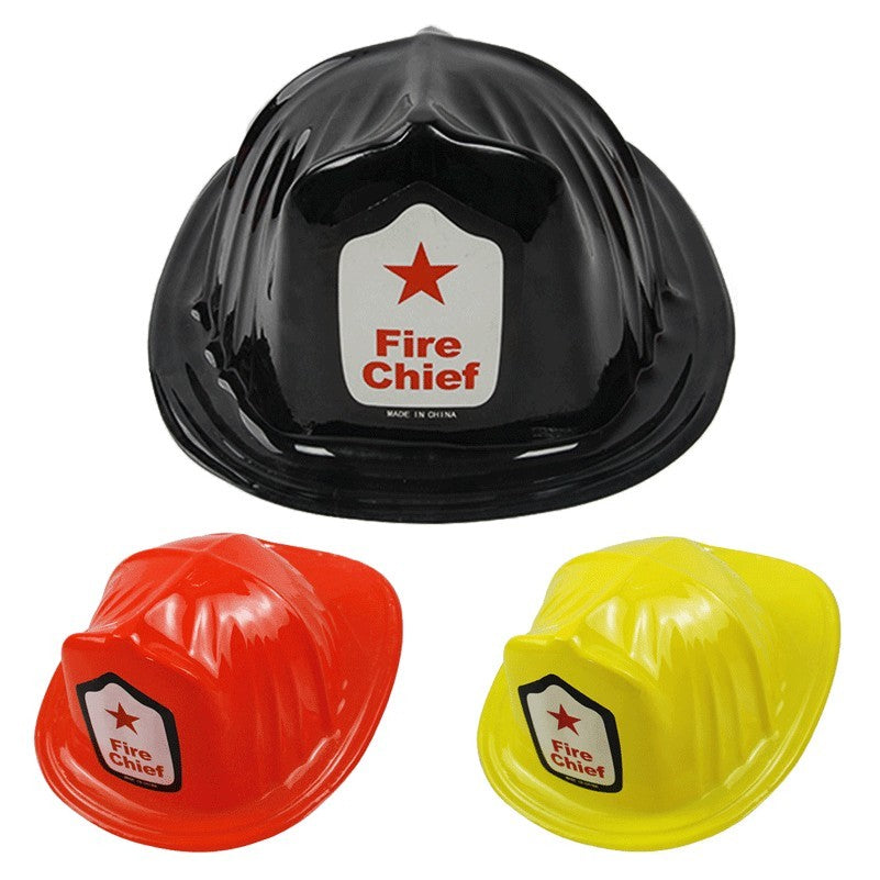 Red Plastic Firefighter Hat