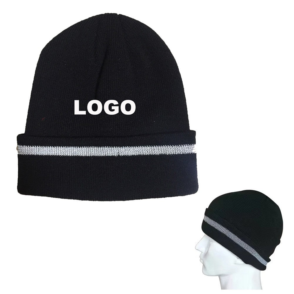 Adult Reflective Knit Beanie