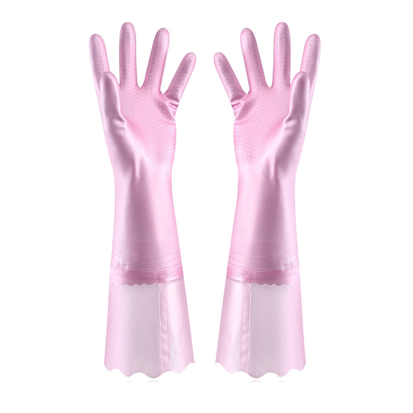 PVC Reusable Household Kitchen Cleaning Gloves