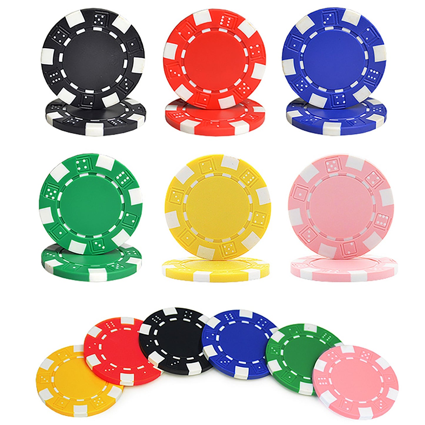 Custom Poker Chips for Casino Card Game