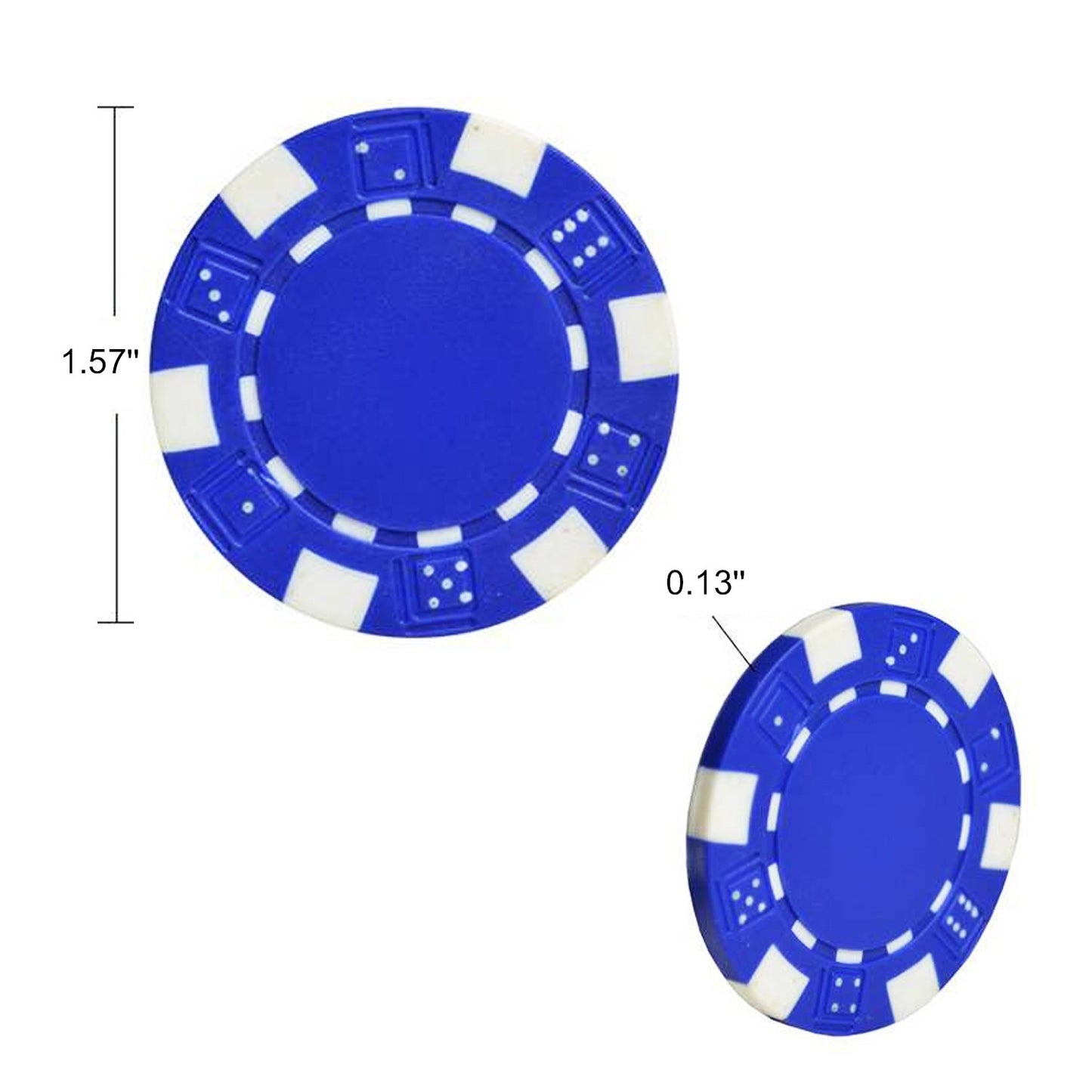 Custom Poker Chips for Casino Card Game