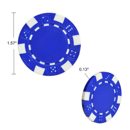 Custom Poker Chips for Casino Card Game