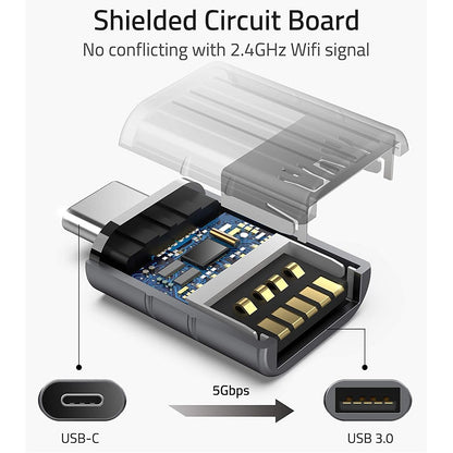 USB Type C to USB 3.0 Adapter Compatible with MacBook Pro, iMac, iPad Mini, Samsung Galaxy and Other