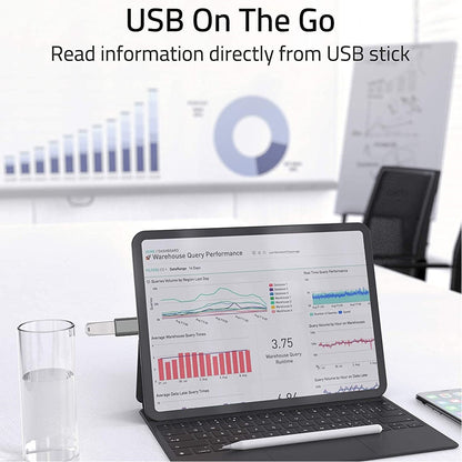 USB Type C to USB 3.0 Adapter Compatible with MacBook Pro, iMac, iPad Mini, Samsung Galaxy and Other