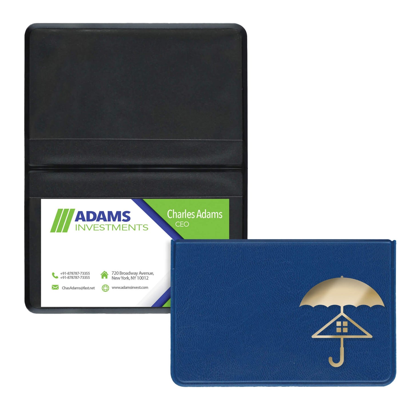 Fold Over Business Card Case