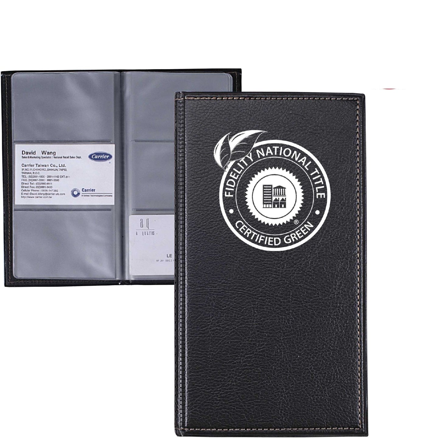 Leatherette Business Card Holder