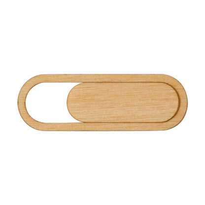 Sliding Wood Eco-Friendly Webcam Cover with Standard Packaging