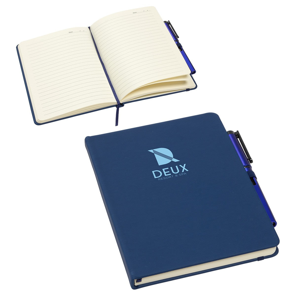 Quorum Soft Touch Journal with Matching Color Gel Pen