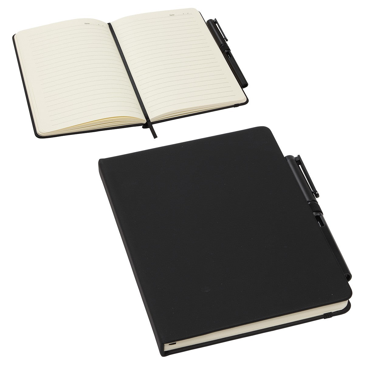 Quorum Soft Touch Journal with Matching Color Gel Pen