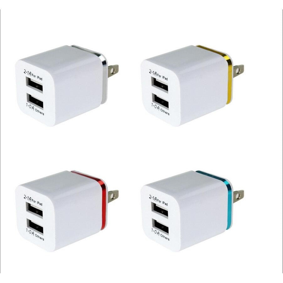 Dual ports usb phone Charger Charging Block