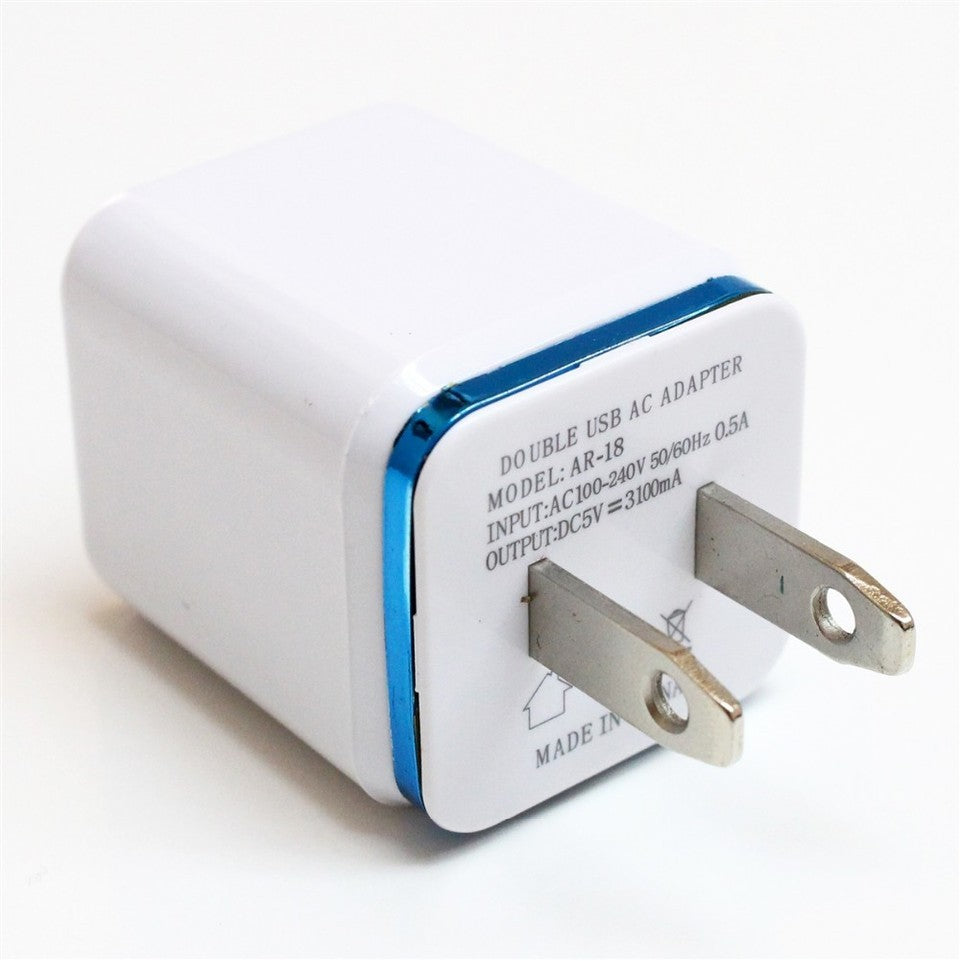 Dual ports usb phone Charger Charging Block