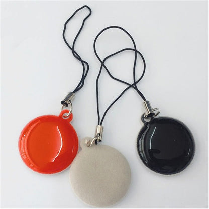 Round Shaped Mobile Phone Screen Cleaner Keychain