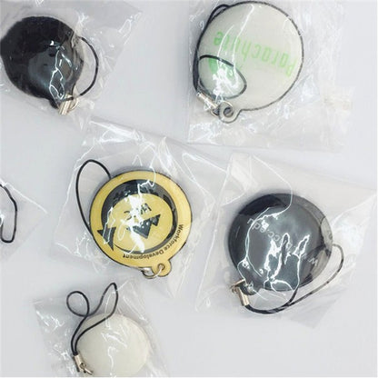 Round Shaped Mobile Phone Screen Cleaner Keychain