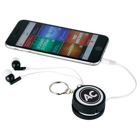 Orbit Earbud Wrap Key Tag