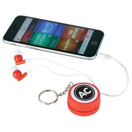 Orbit Earbud Wrap Key Tag