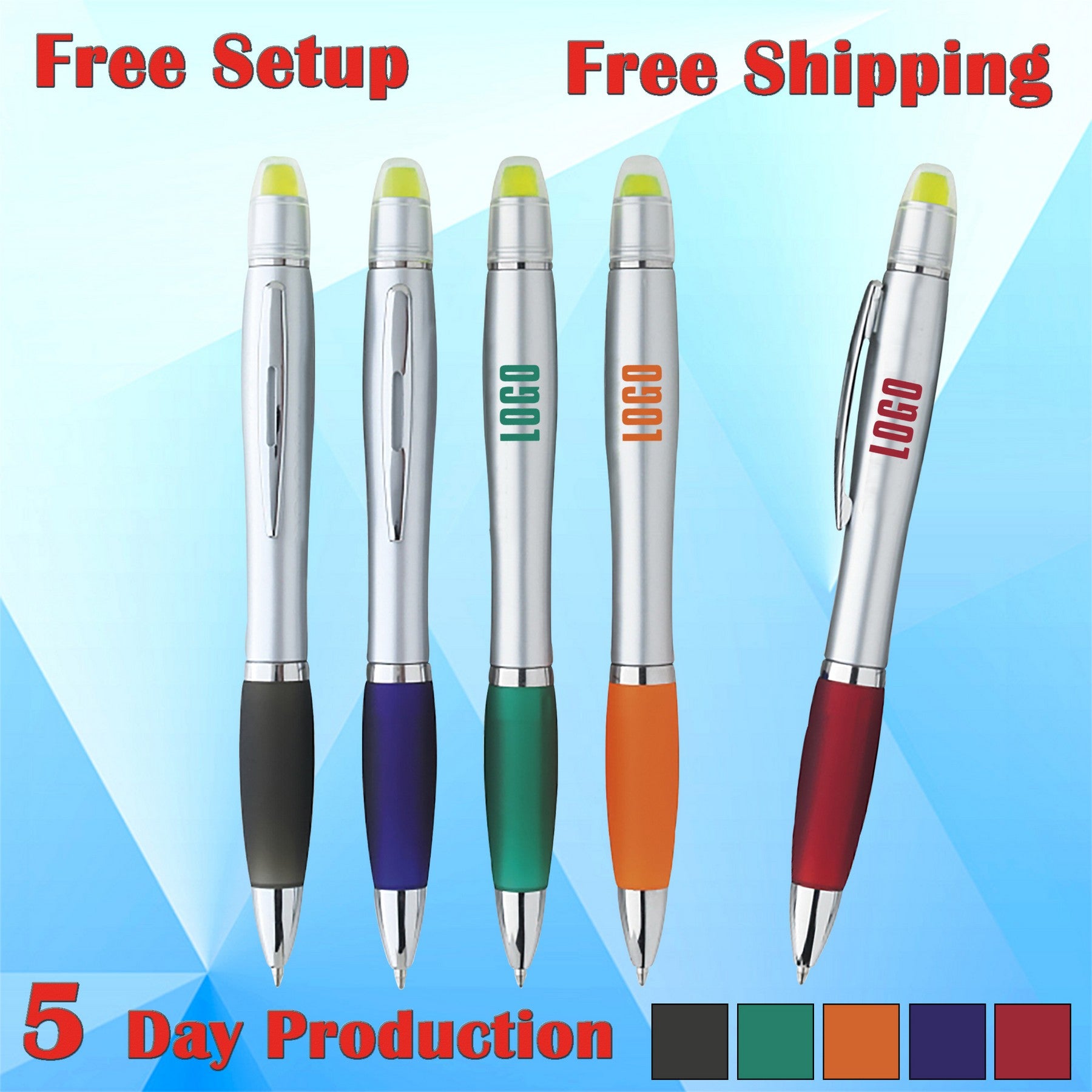 Silver Ion Wax Gel Highlighter Pen-Free Setup & Shipping