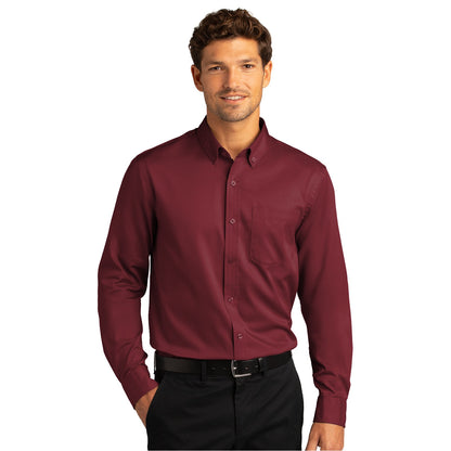 Port Authority® Men's Long Sleeve SuperPro React™ Twill Shirt