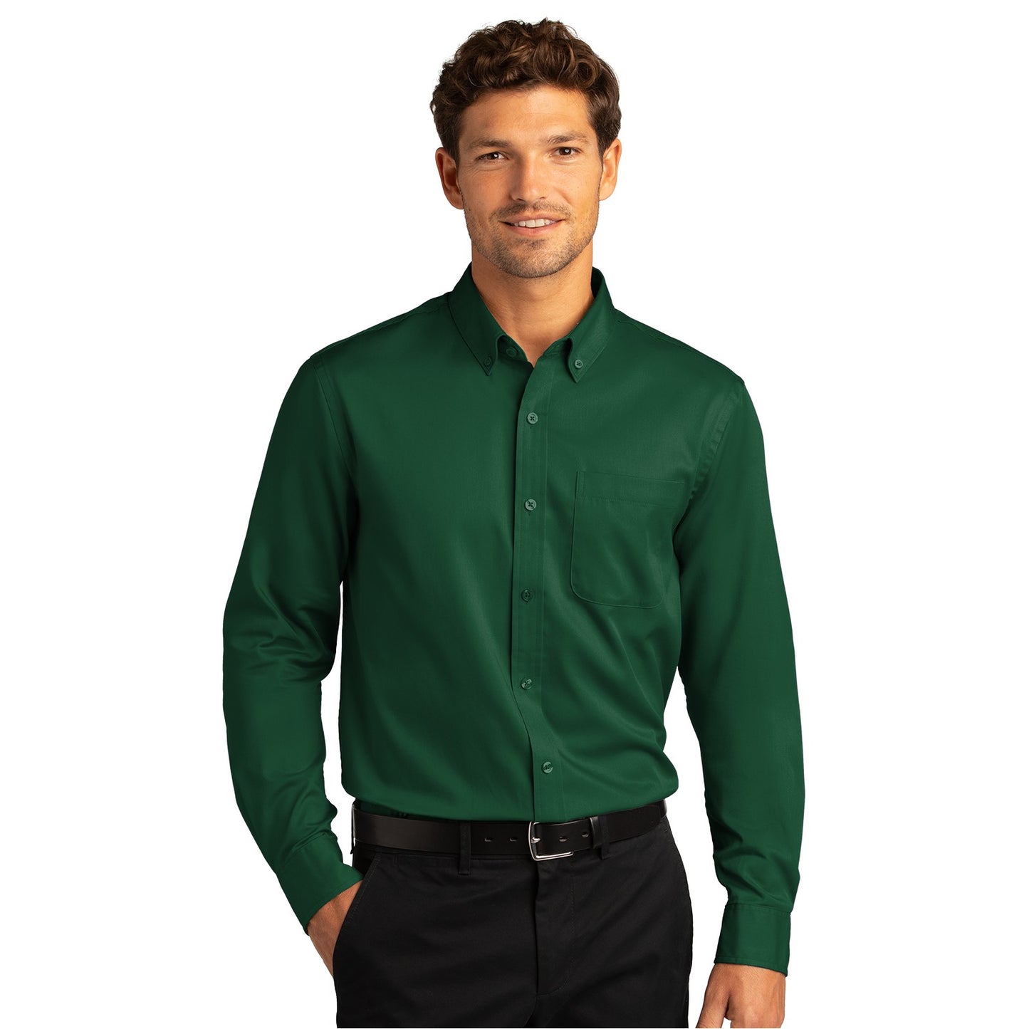 Port Authority® Men's Long Sleeve SuperPro React™ Twill Shirt