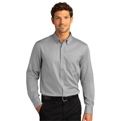 Port Authority® Men's Long Sleeve SuperPro React™ Twill Shirt