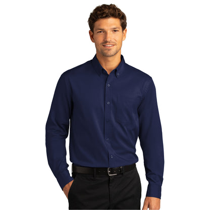 Port Authority® Men's Long Sleeve SuperPro React™ Twill Shirt